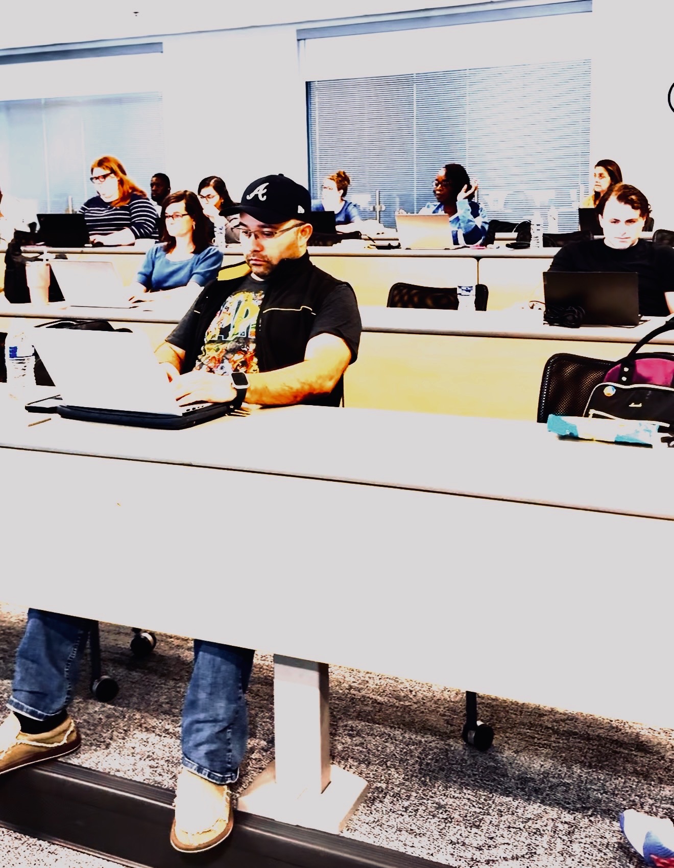 Adult learners in a RITE workforce training classroom