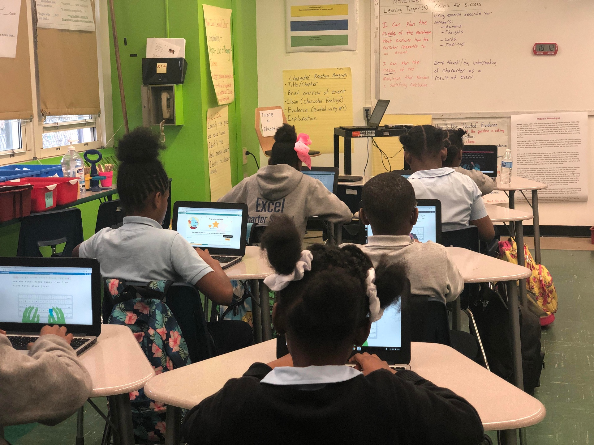 Classroom technology training session